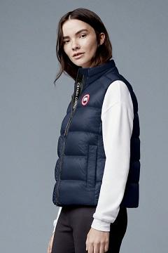 Chamarras Canada Goose Mujer Mexico - Cypress Chalecos Azul Oscuro Marino BR1628093